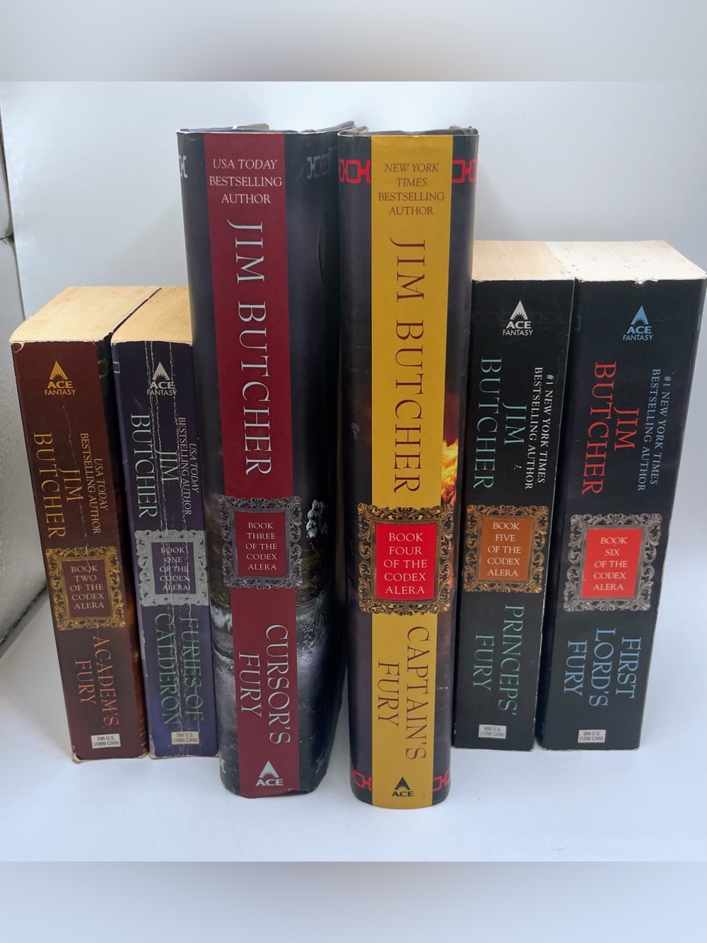 Captain's Fury Book Lot - Jim Butcher